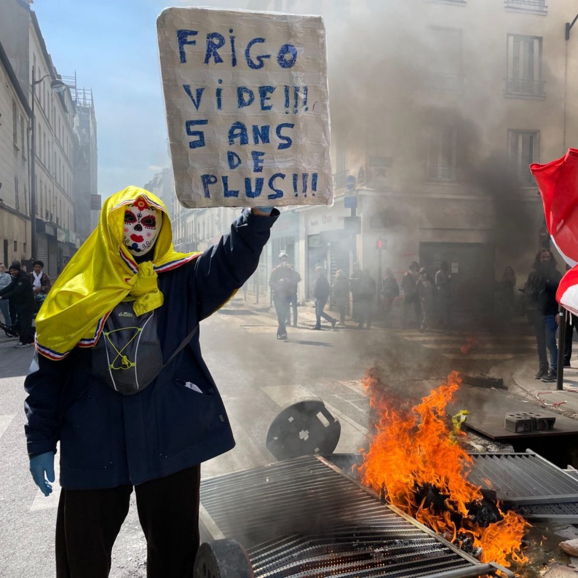 Paris, 1 May 2022, clashes erupted during the march for Labour Day.