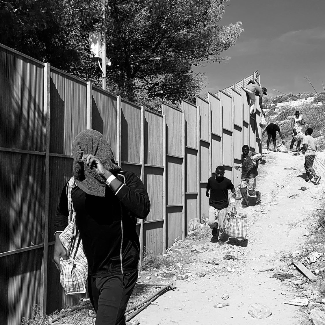 Migrant crisis in Lampedusa on 2023, 14 September Migrants in Lampedusa September 2023